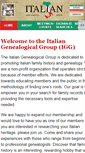 Mobile Screenshot of italiangen.org