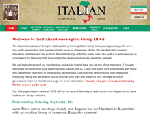 Tablet Screenshot of italiangen.org